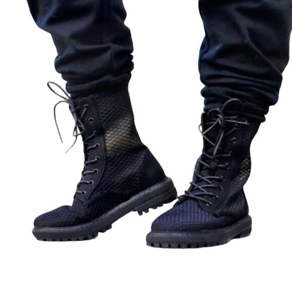 Shoedazzle Black Show Some Attitude Booties New in Box Size 7.5 - Picture 3 of 5